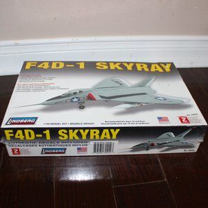 3/$88❤️new sealed F4D-1 SKYRAY plastic model kit 1:48 Lindberg No.70212 Navy